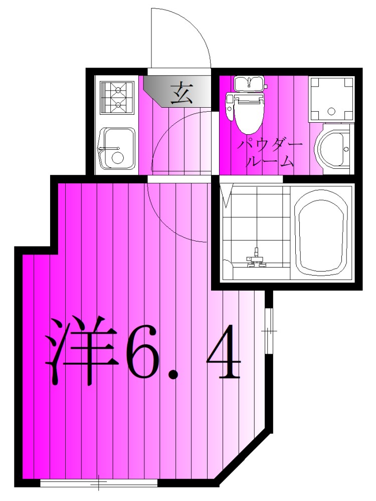 ディアコート六町 間取り図