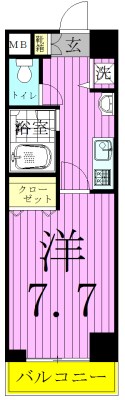 グラン・コンフォール  間取り図
