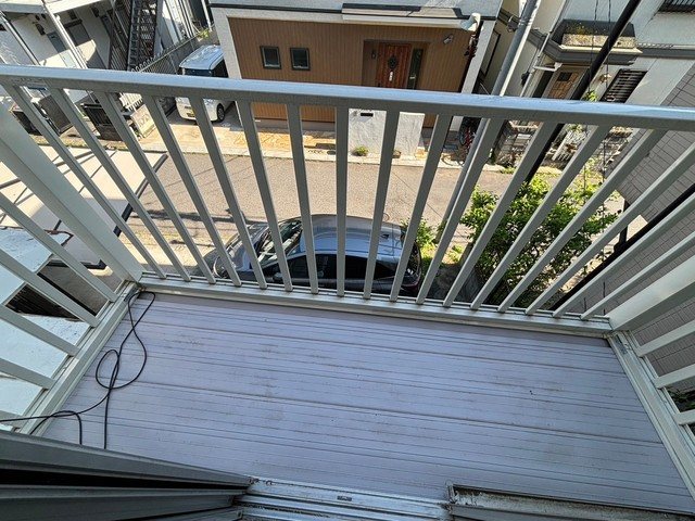 前ヶ崎アパート ベランダ