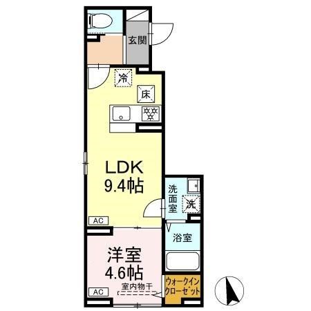 セレスティア青井 間取り図