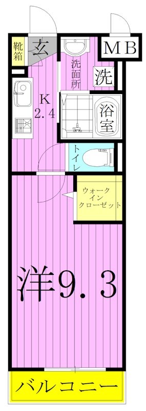 エレガンス・チヨダ２ 間取り図