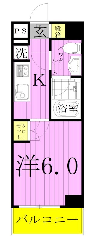 ライジングプレイス綾瀬三番館 間取り図