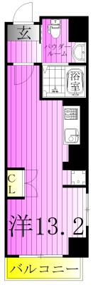 エストゥルースプラス三ノ輪 間取り図