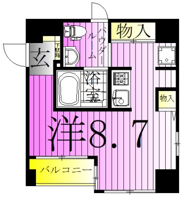 アイフォート千住曙町 間取り図