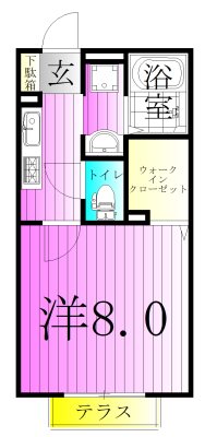Ｌａ　ｍｉｅｕｘ 間取り図