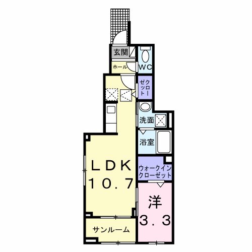 コンフォート 間取り図