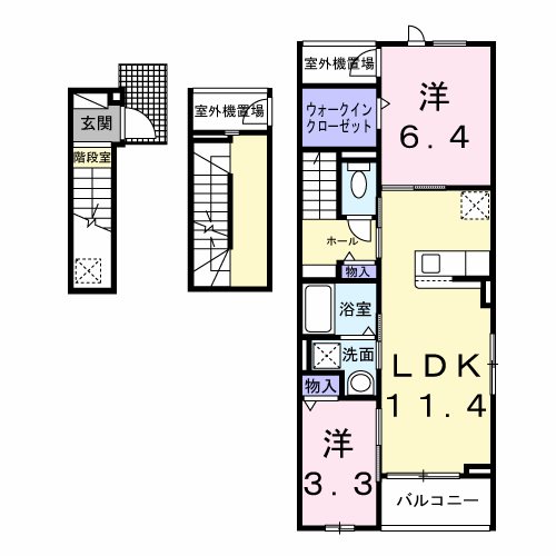 コンフォート 間取り図