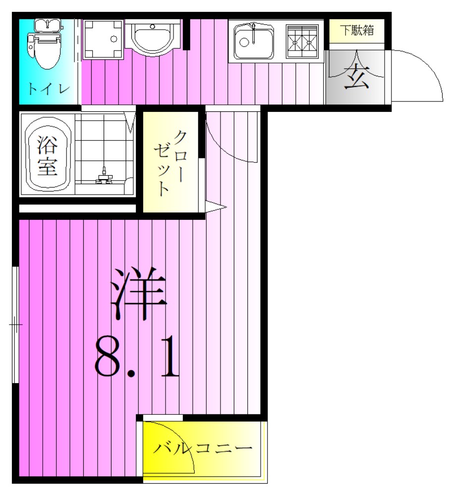 チェルト六町  間取り図