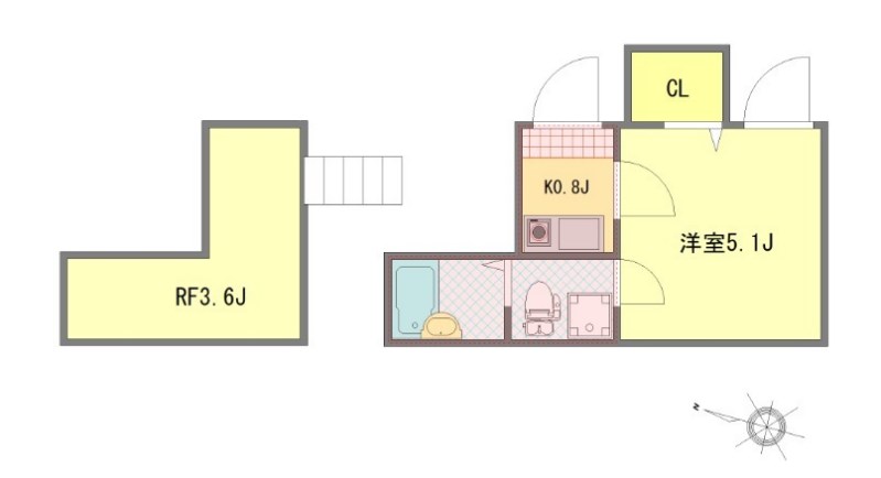シエル竹ノ塚 間取り図
