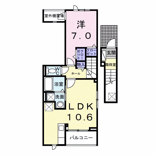コンフォート 間取り図
