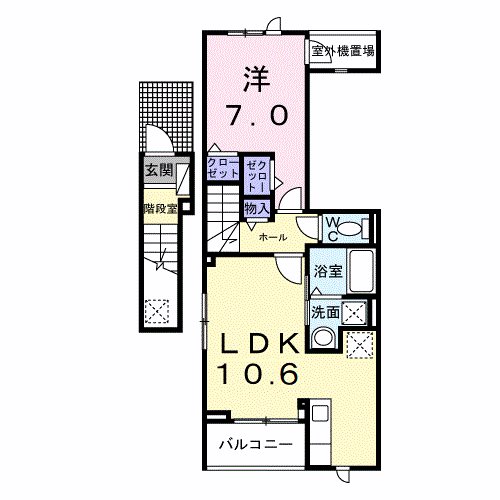 コンフォート 間取り図
