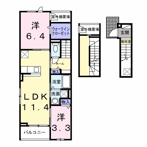 コンフォート 間取り図