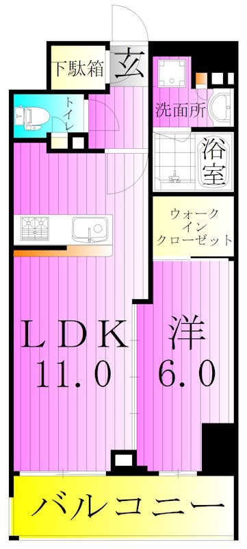 アーバンパーク綾瀬WEST 間取り図