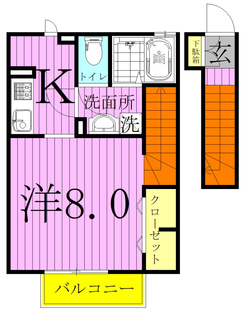 ＨＡＢＩＴＡＴＩＯＮ  間取り図
