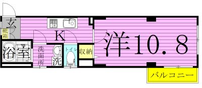 ソレアード　ビオス  間取り図