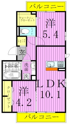 ソシア青井 間取り図