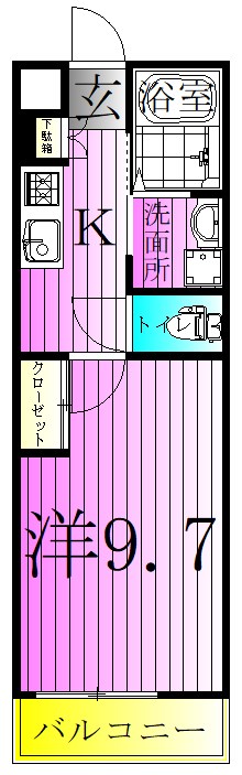エルシオン青井 間取り図