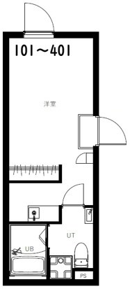RSC町屋 間取り図