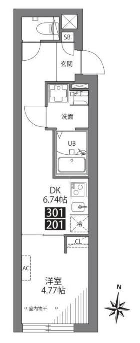 三ノ輪アパートメント 間取り図