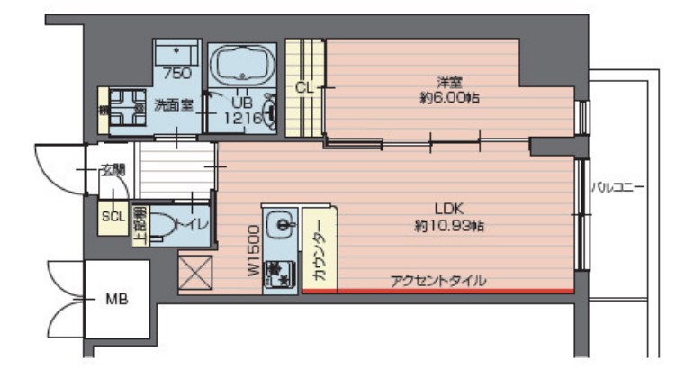 プレジオ西新井 間取り図