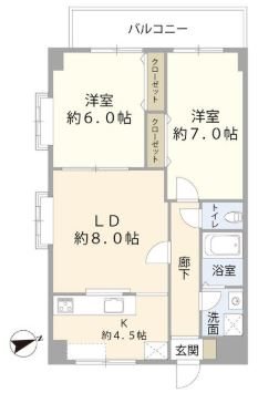 SPRING　COURT 間取り図