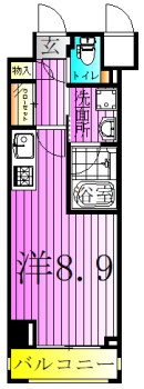 ART APARTMENT IN TOKYO NORTH 間取り図