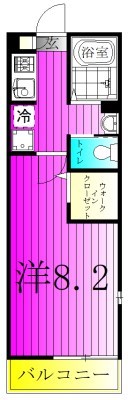 マム・ブランチ 105号室 間取り