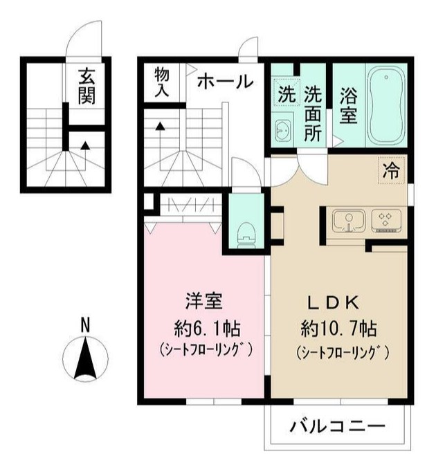 ネコットマリー 間取り図