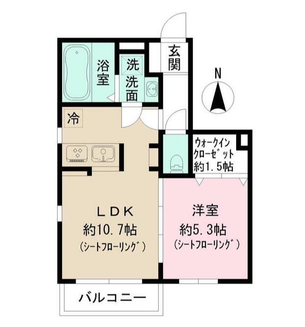 ネコットマリー 間取り図