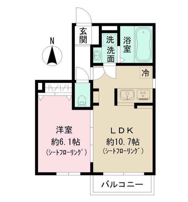 ネコットマリー 間取り図
