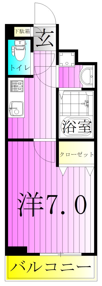 グランシャリオ西尾久 間取り図