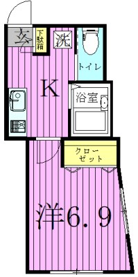 Ｐｅｔｉｔ　Ｍｉｇｎｏｎ（プティミニョン） 間取り図
