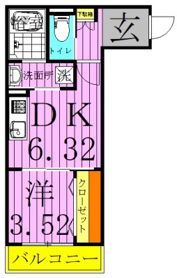 ＡＪ八潮ＮｏｒｔｈⅢ 間取り図