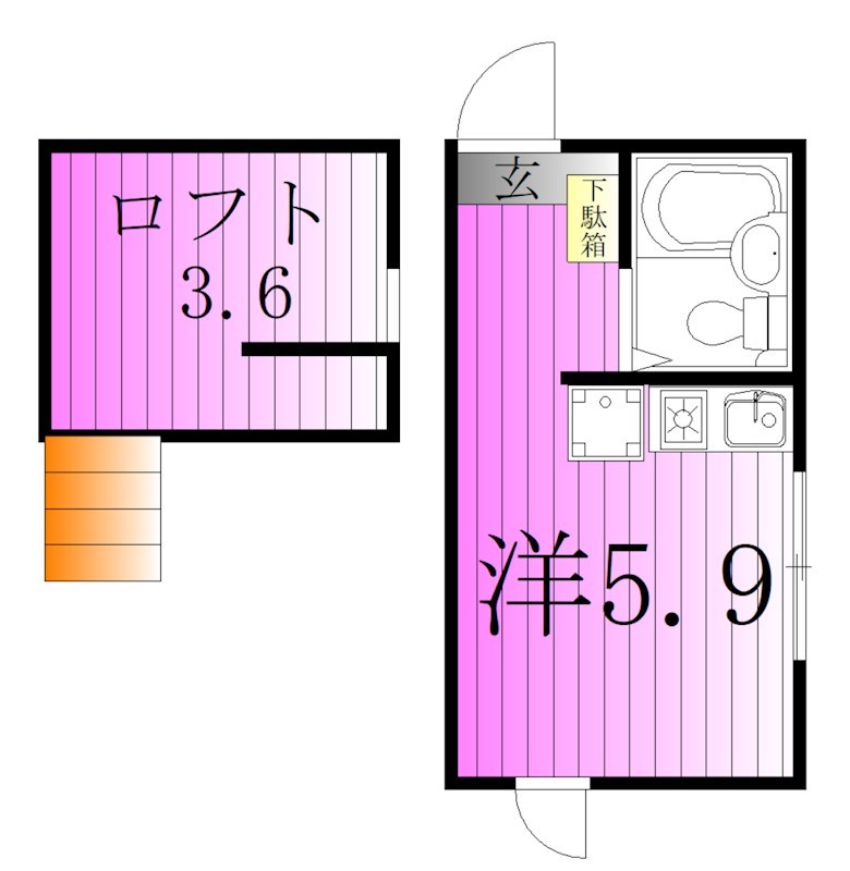 イルトラッツォ千住 間取り図