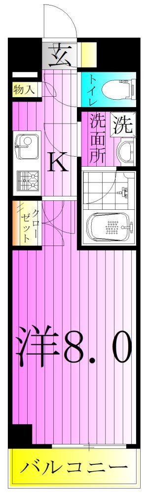 アルテカーサアリビエ綾瀬 間取り図