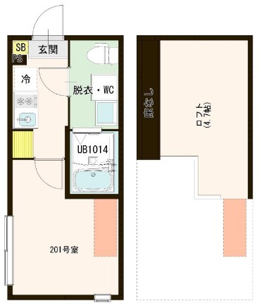(仮称)伊興四丁目アパート 間取り図