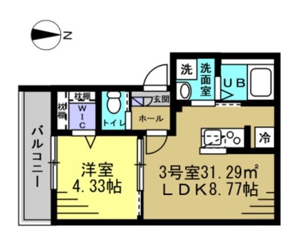 AJ南流山NorthⅤ 203号室 間取り