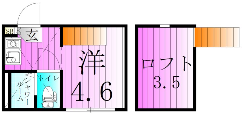 Jewel　Court　北千住 間取り図