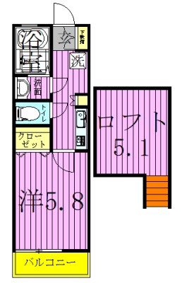 アーバングレース参番館 間取り図