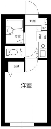 フェリオ千住緑町 間取り図