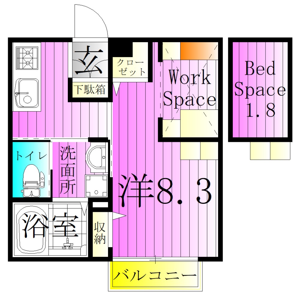 My Style　北綾瀬 間取り図