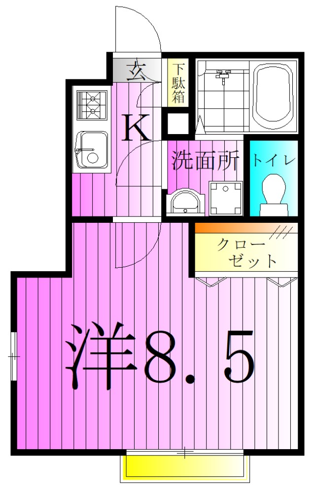 バッハ館 間取り図