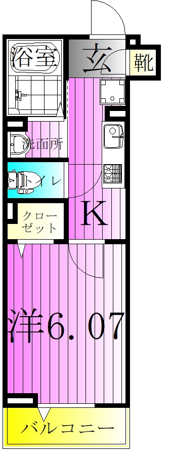 クレシア  間取り図