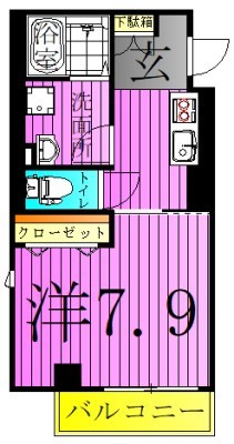 ビューノ高砂 間取り図