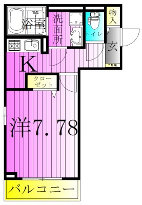 ＮＥＷ　ＷＥＳＴ　７　ＲＩＣＨ 間取り図