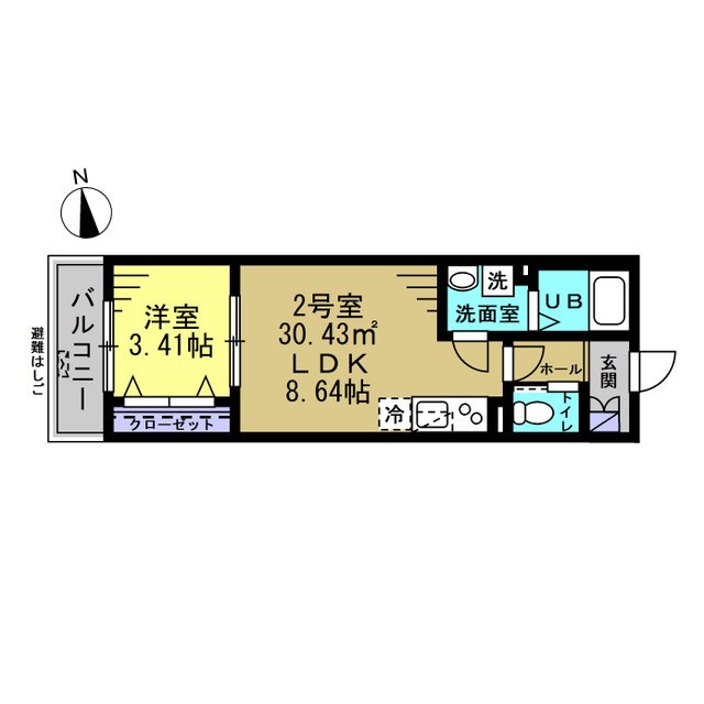 SHITO 102号室 間取り