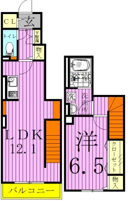 サニーフィールドⅡ 間取り図