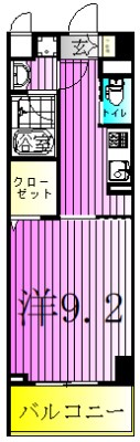 ヴィラエクセル 間取り図