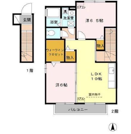 グリーンヴィラ カラビナＮ 間取り図