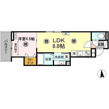 ウィンドテラス荒川 間取り図